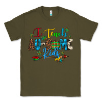 Army Green i teach au some kids Classic Tee - Artiststas