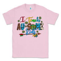Bubblegum Pink i teach au some kids Classic Tee - Artiststas