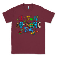 Burgundy i teach au some kids Classic Tee - Artiststas
