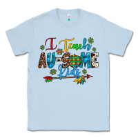 Dusty Blue i teach au some kids Classic Tee - Artiststas