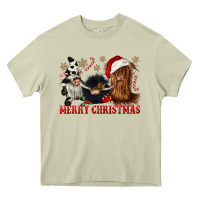 Merry Christmas Heifer Cow Gnomies Heavy Core Tee | Teevron