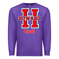 Purple howard 1867 university Premium Sweatshirt - artisFamous