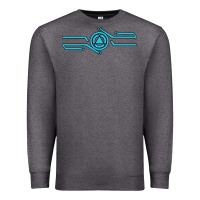 Charcoal Heather tron inspired merch Premium Sweatshirt - artisFamous