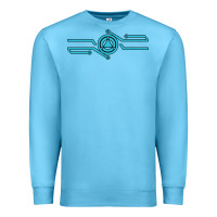 Ocean Blue tron inspired merch Premium Sweatshirt - artisFamous