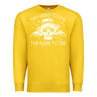 Lemon too weird to live too rare to die Premium Sweatshirt - artisFamous