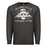 Smoke too weird to live too rare to die Premium Sweatshirt - artisFamous