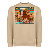 Mushroom football hereford sunflower tumbler Heavyweight Sweatshirt - JahusDesignShop