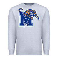Heather Grey the memphis athletic teams tigers Premium Sweatshirt - artisFamous