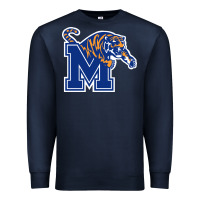 Navy the memphis athletic teams tigers Premium Sweatshirt - artisFamous