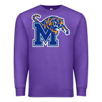 Purple the memphis athletic teams tigers Premium Sweatshirt - artisFamous
