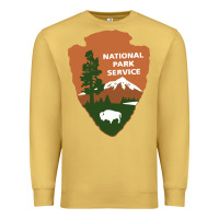 Antique Gold national park service Premium Sweatshirt - artisFamous
