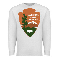 Oatmeal Heather national park service Premium Sweatshirt - artisFamous