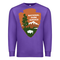 Purple national park service Premium Sweatshirt - artisFamous