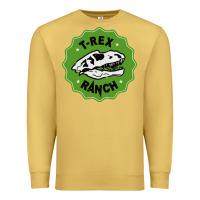 Antique Gold t rex ranch Premium Sweatshirt - artisFamous