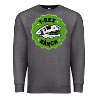 Charcoal Heather t rex ranch Premium Sweatshirt - artisFamous