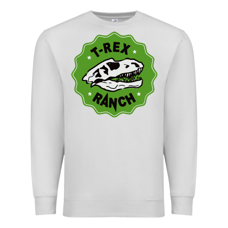 T Rex Ranch Premium Sweatshirt by artisFamous | Teevron