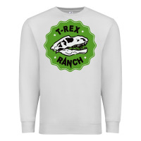 Dove Grey t rex ranch Premium Sweatshirt - artisFamous