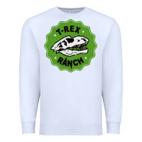 White t rex ranch Premium Sweatshirt - artisFamous
