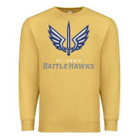 Antique Gold battle hawks football Premium Sweatshirt - artisFamous