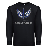 Black battle hawks football Premium Sweatshirt - artisFamous