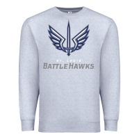 Heather Grey battle hawks football Premium Sweatshirt - artisFamous