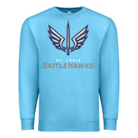 Ocean Blue battle hawks football Premium Sweatshirt - artisFamous