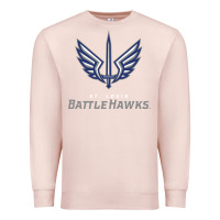 Pale Pink battle hawks football Premium Sweatshirt - artisFamous