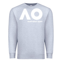 Heather Grey australian open merch Premium Sweatshirt - artisFamous