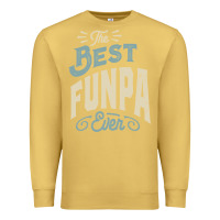 Antique Gold The Best Funpa Ever - Mens Funny Dad and Grandpa Premium Sweatshirt - artisFamous