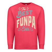 Cardinal The Best Funpa Ever - Mens Funny Dad and Grandpa Premium Sweatshirt - artisFamous