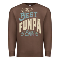 Chestnut The Best Funpa Ever - Mens Funny Dad and Grandpa Premium Sweatshirt - artisFamous