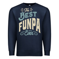 Navy The Best Funpa Ever - Mens Funny Dad and Grandpa Premium Sweatshirt - artisFamous
