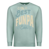 Seafoam The Best Funpa Ever - Mens Funny Dad and Grandpa Premium Sweatshirt - artisFamous