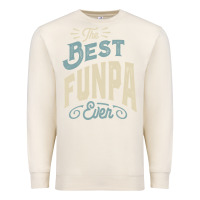 Sandshell The Best Funpa Ever - Mens Funny Dad and Grandpa Premium Sweatshirt - artisFamous