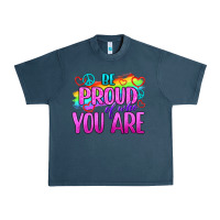 Midnight Navy Be Proud Of Who You Are Urban Heavy Tee - BundleAndBundleShop