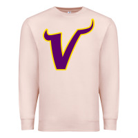 Pale Pink vikings style Premium Sweatshirt - artisFamous