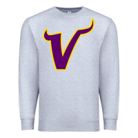 Heather Grey vikings style Premium Sweatshirt - artisFamous