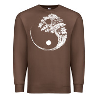 Chestnut yin yang bonsai tree Premium Sweatshirt - artisFamous