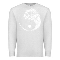 Oatmeal Heather yin yang bonsai tree Premium Sweatshirt - artisFamous