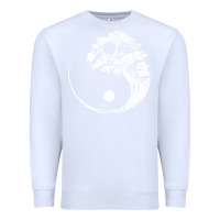 White yin yang bonsai tree Premium Sweatshirt - artisFamous