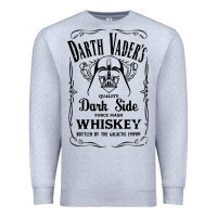 Heather Grey quality dark side Premium Sweatshirt - artisFamous