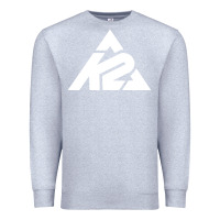 Heather Grey k2 ski snowboarding Premium Sweatshirt - artisFamous
