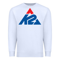 White k2 ski snowboarding Premium Sweatshirt - artisFamous