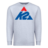 Heather Grey k2 ski snowboarding Premium Sweatshirt - artisFamous