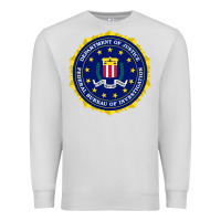 Dove Grey fbi Premium Sweatshirt - artisFamous