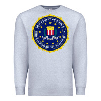 Heather Grey fbi Premium Sweatshirt - artisFamous