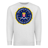 Oatmeal Heather fbi Premium Sweatshirt - artisFamous