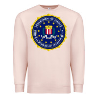 Pale Pink fbi Premium Sweatshirt - artisFamous