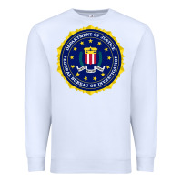 White fbi Premium Sweatshirt - artisFamous