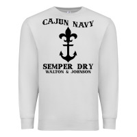 Dove Grey cajun navy Premium Sweatshirt - artisFamous